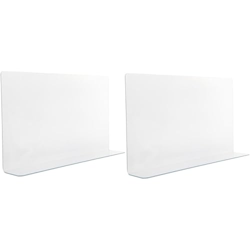 WOONEKY Shower Splash Guard PVC Water Stopper 2pcs for Bathtub Corner