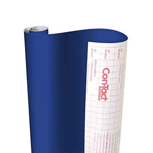 Con-Tact Brand Creative Covering Shelf Liner, 18" x 16', Royal Blue