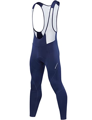 Image of qualidyne Men's Cycling Bike Bib Long Pants Cycling Tights with 3D Breathable Pad, Excellent Performance & Better Fit