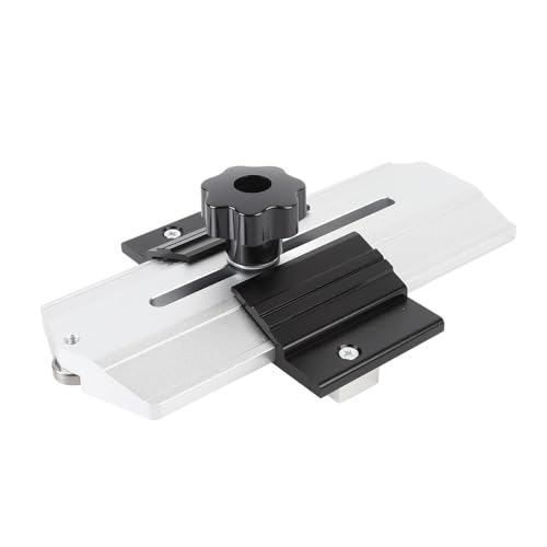 Plantilla de corte fina de aleación de aluminio, herramienta multifuncional para carpintería para sierra de mesa con ranuras de inglete, 3/4 X 3/8 pulgadas