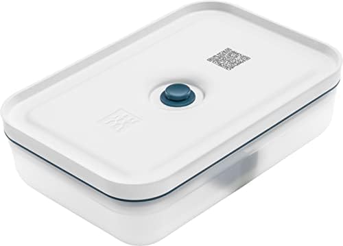 ZWILLING Fresh & Save Vacuum Lunch Box, L Flat, Plastic, Semitransparent-La Mer