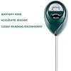 Soil Moisture Meter for House Plants, Plant Water Meter,Plant Moisture Meter for House Plants and Outdoor Plants, No Batteries Required (Green)