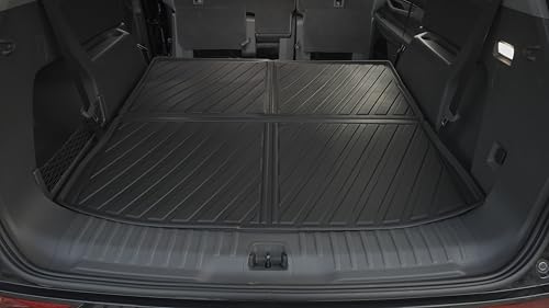 AOMSAZTO Cargo Liner & Backrest Mat for Ford Edge 2015-2025 Custom Fit Trunk Mat Seat Back Cover - All Weather Trunk Liner Car Accessories Interior Protection Rear Cargo Mat