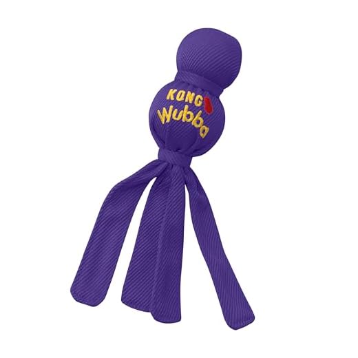 KONG Wubba Dog Toy, Small, Colors Vary