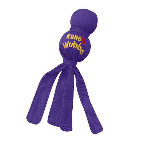 KONG Wubba Juguete de Tira y Afloja para Perros, Talla Pequeña