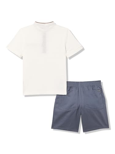 Image of Calvin Klein Boys' 2-piece Short Sleeve Polo Shirt and Shorts Set