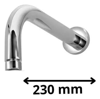 Ducha Redonda Articulável para Aquecedor Solar ou Gás, 12,5 cm, Cromada, Conexão 1/2