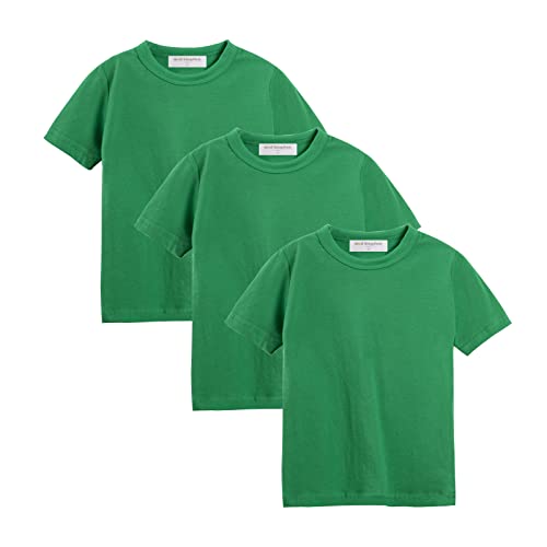 Image of Mud Kingdom T-Shirt for Boys Short Sleeve Plain Cotton Classic Summer Casual Stripe