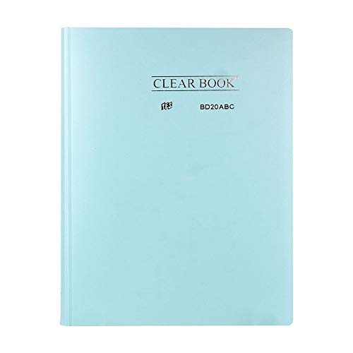 Pasta Catálogo 20 folhas A4 ClearBook Tons Pastel -YES Azul
