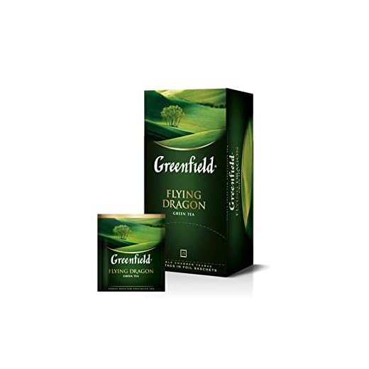 Tee Greenfield FLYING DRAGON 25 Teebeutel Grüner Tee (25 x 2 g)