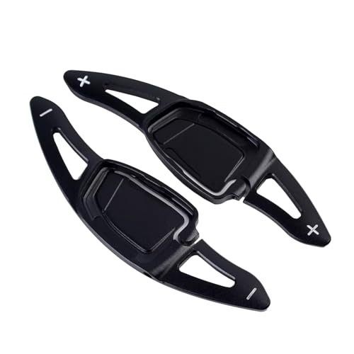 Compatible With RS For E-tron GT 2021 2022 2023 For RS3 2022 2023 ステアリングホイールシフトパドルシフターエクステンション装飾カーパーツ シフトパドル(ブラック)