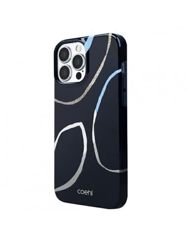 Couche iPhone 13 Pro MAX Uniq personnalisée bleu marine