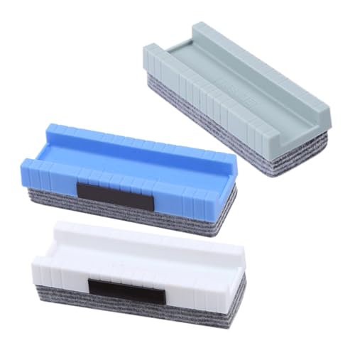 HORIALENCE 3 Piezas Goma De Borrar Borrador De La Pizarra Borrador De Pizarra De Oficina Limpiador De Borrador De Tiza Accesorios De Pizarra Borrador De Tiza Sin Polvo Sintió