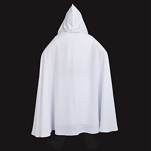 Blessume Medieval Templar Knight Cloak White Cape Halloween Costume Robe #TOP4