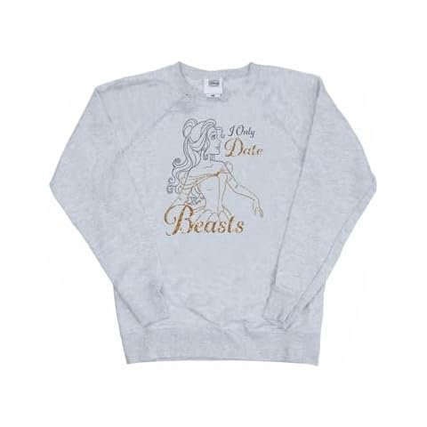 Disney Princess Belle Beasts Sweatshirt Grey Cover