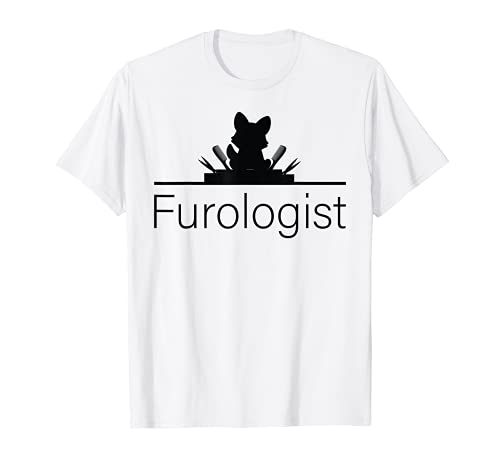 Furologist - Funny Dog Care Grooming Cuddler Groomer T-Shirt, White