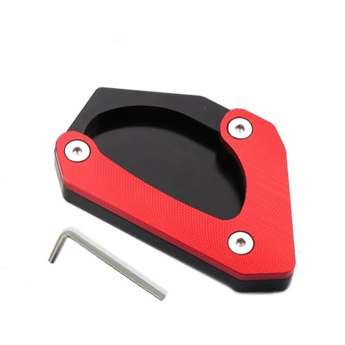 Rehausse de béquille pour Suzuki V-Strom 650, extension cale pied latérale moto DL650 rouge
