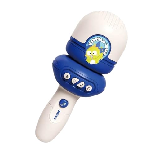 tulahkomen Micrófono para niños, micrófono cambiador de voz para niños, dispositivo de canto de música integrado con función de grabación de voz para niños de más de 3 años, hijo, hija, niños pequeños