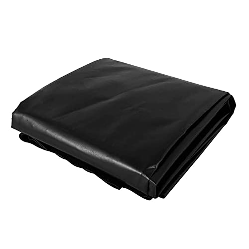 Revêtement d'étang en caoutchouc HDPE noir 20 mil bâche robuste pour bassin