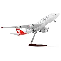 Amazon.co.jp: QIYUMOKE 1/160 ANA ボーイング747 飛行機モデル 15.5cm