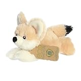 Aurora® Responsibly Made Eco Nation™ Eco Softies™ Fennec Fox Stuffed Animal - Ideal for Playtime Adventures - Perfect for Birthdays or Just Because - Brown 8 Inches