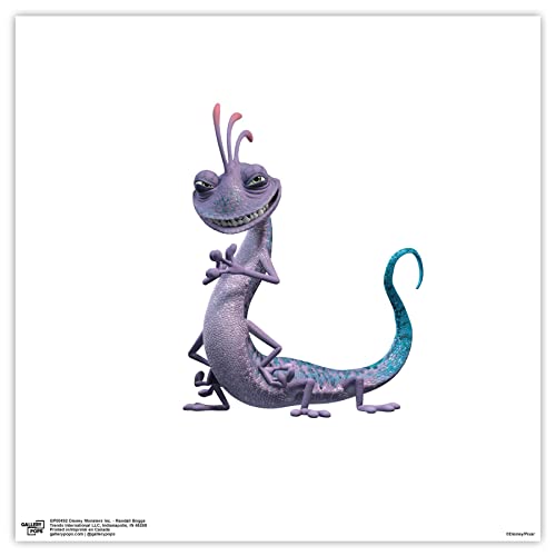 Poster Monsters Inc Randall Boggs Gallery Pops sans cadre décoration murale Disney Pixar 30x30 cm