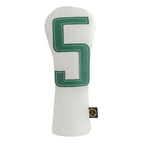 YOPRALGolf Club Covers 5 Wood Covers Fairway Wood Head Covers Hybrid Club Covers Leather Mallet Putter Covers Blade Club Head Covers Golf Club Head Covers Suitable for Most Brands Cover