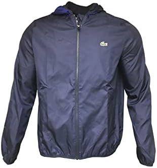 Lacoste Women’s Full-Zip Jacket 100 %Polyamide BH8840 Blue (Medium)