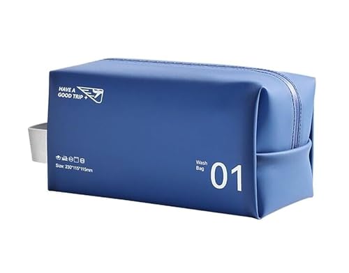 Image of PVC Toiletry Bag for Men & Women for Travel | Light Blue | Pack of 01