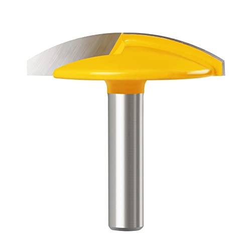 WSOOX 1/4 Inch Shank Horizontal Crown Router Bit for Woodworking (R:1-1/2") - Image 6