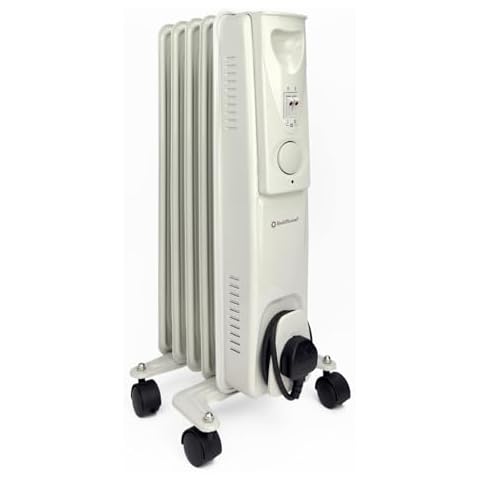 Rediffusion 1000W Oil Filled Radiator with Thermostat Cover