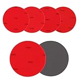 Fukaisu 6stk Set Schleifpads für Bowlingkugeln, Körnungen 600/1000/1500/2000/3000/5000 Polier- und Reinigungspads Bowlingzubehör Zum Aufarbeiten und Polieren Von Sportbällen