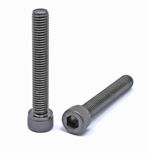 Image of iexcell 5 Pcs M10 x 65mm Thread Pitch 1.5 mm Alloy Steel 12.9 Grade Hex Socket Head Cap Screws Bolts Kit, Black Oxide Finish