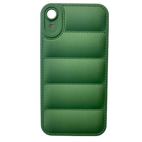 YellowCult Ultra Soft Touch Plush Down & 3D Protective Shockproof Puffer Airbag Silicone Back Cover Case for Apple iPhone XR (6.1 Inch) (Military Green) (B0CCL885D4) Amazon Price History, Amazon Price Tracker