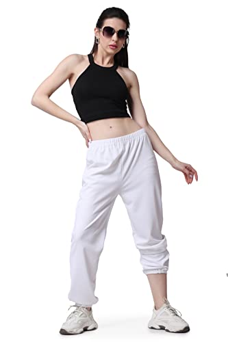 Image of Women Casual Bright Black Solid Women Joggers