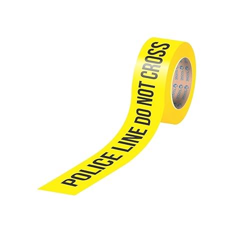 MAHIRA Police Line Do Not Cross Barricade Tape Roll - 3 Inch x 300 Meter - High Visibility Bright Yellow Tape with Bold Black Print - 3 inch Wide for Maximum Readability - Waterproof (B0D9P5G9TC) Amazon Price History, Amazon Price Tracker
