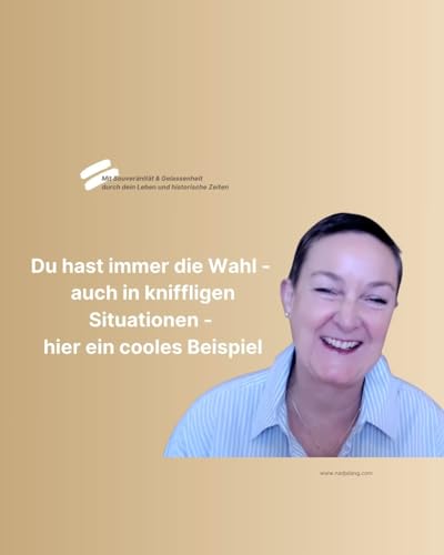 Du hast immer die Wahl - auch in kniffligen Situationen - hier ein cooles Beispiel copertina