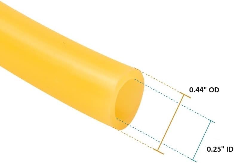 Miniatura 2 de Tubo de goma de látex natural, 716 pulgadas de diámetro exterior x 14 pulgadas de diámetro interior, 9.8 ft, ejercicio de entrenamiento en casa,