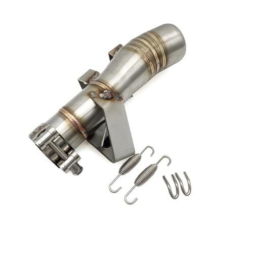Tuyau d'échappement moto XADV 750, liaison centrale en acier inoxydable