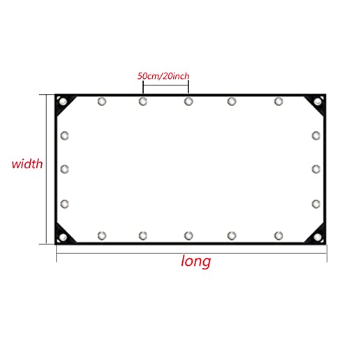 Cubierta a prueba de viento exterior con lona impermeable transparente PVC 3