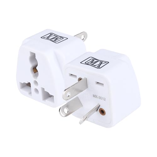 Image of MX India to Australia Plug Adapter - Type I Travel Conversion Plug for Australia, New Zealand, China & More - Converts Indian Plug for Laptops, Cameras, Chargers - 2 Pack
