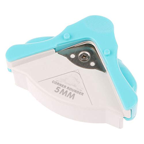 Rubik Paper Corner Rounder Cutter Tool for Cutting Paper, Cards, Photo, Documents Craft Puncher 4mm - Blue