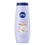 NIVEA Refreshing White Peach and Jasmine Body Wash with Nourishing Serum, Scented Body Wash for Women, Enriched with Provitamin B5 and Vitamin E, 20 Fl Oz Bottle