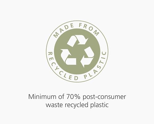 Joseph Joseph IW6 Eko plastikowe worki na śmieci z recyklingu, worki na odpady kuchenne z uchwytami ze sznurkiem, bardzo mocne - (4 sztuki x 20), mieści 30 litrów, szary