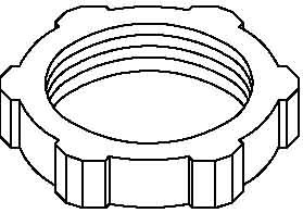 Obo-bettermann sistema conex.fij. - Contratuerca 116 pg48 gris