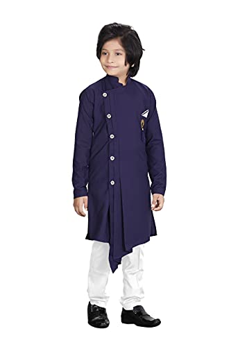 Image of FELIZ THE DESIGNER STUDIO Kids Boys Kurta with Pyjama Set