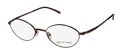 Lightec By Morel 6239l Mens/Womens Designer Full-Rim Shape Flexible Hinges Colorful Collectible Modern Eyeglasses/Eyeglass Frame (50-19-135, Copper)