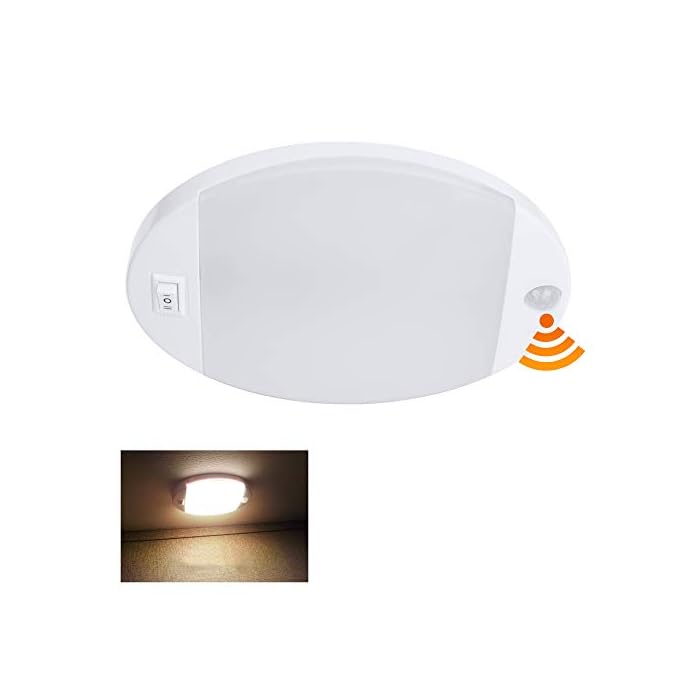 Buy Facon LED Ceiling Dome Light with Switch and PIR Motion Sensor, RV