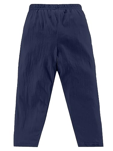 Image of KiddoPanti Boys Solid Pyjama Pant | 100% Soft Cotton Single Jersey | Comfortable Fit with Elastic Waistband & Single Front Pocket | Kids Track Pant