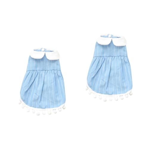 Yardwe 2 Unidades roupas de saia de estimação coleira para cachorros colera de cachorros roupas de c